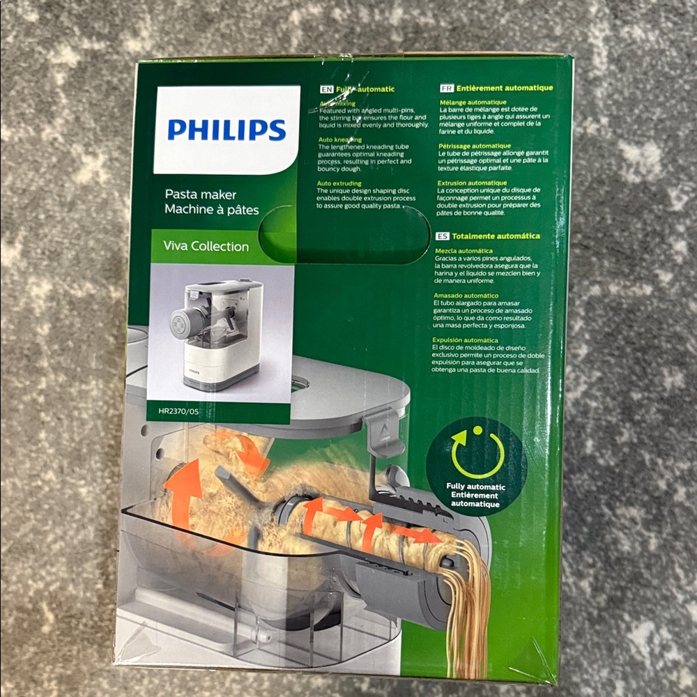Philips Viva Collection Pasta Maker - White and Gray - Picture 3 of 4